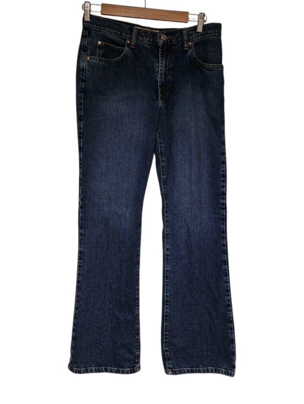 Vintage Paris Blues Jeans Juniors 7 Blue Boot Cut Y2K Good Condition